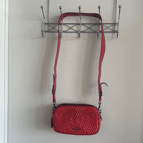 Coach Quilted Red Star Pouch Marvel collection - Picture 4 of 5